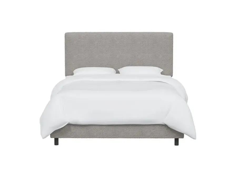 Novak Boucle Bed - Gray