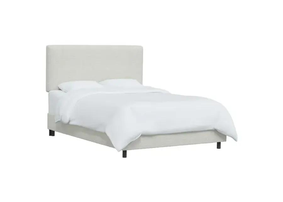 Novak Boucle Bed - White