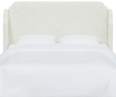 Aurora Bouclé Headboard - White