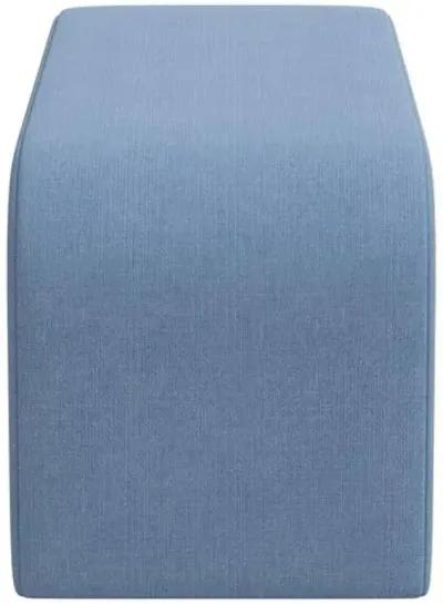 Celia Waterfall Linen Bench - Blue