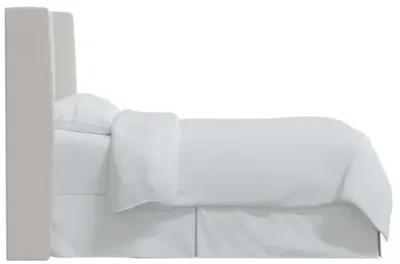 Kelly Velvet Wingback Headboard - White