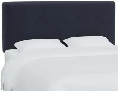 Novak Velvet Headboard - Blue