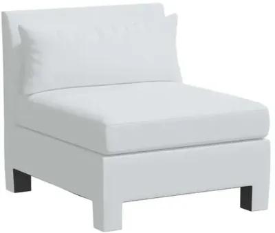 Bryn Linen Upholstered Slipper Chair - White