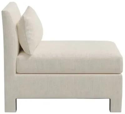 Bryn Linen Upholstered Slipper Chair - Beige