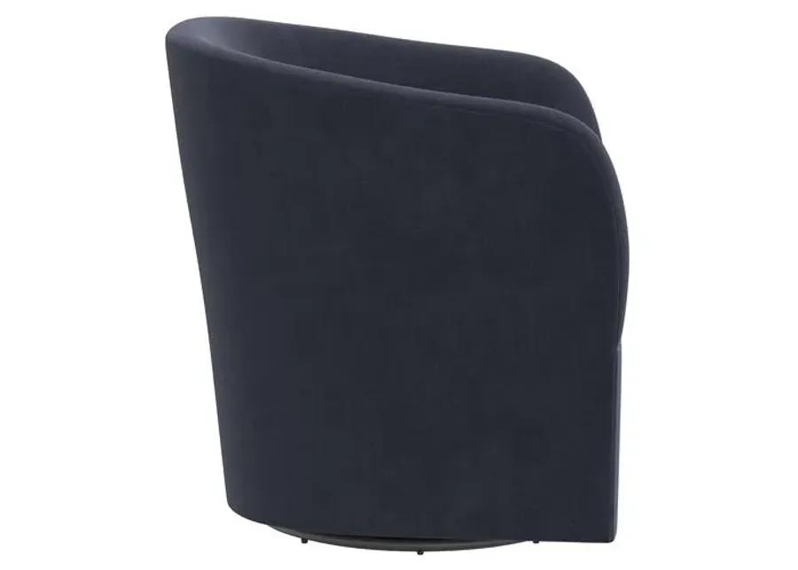 Zara Velvet Swivel Chair