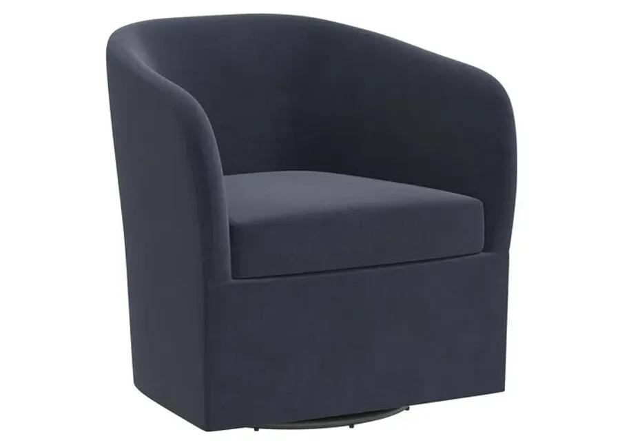 Zara Velvet Swivel Chair