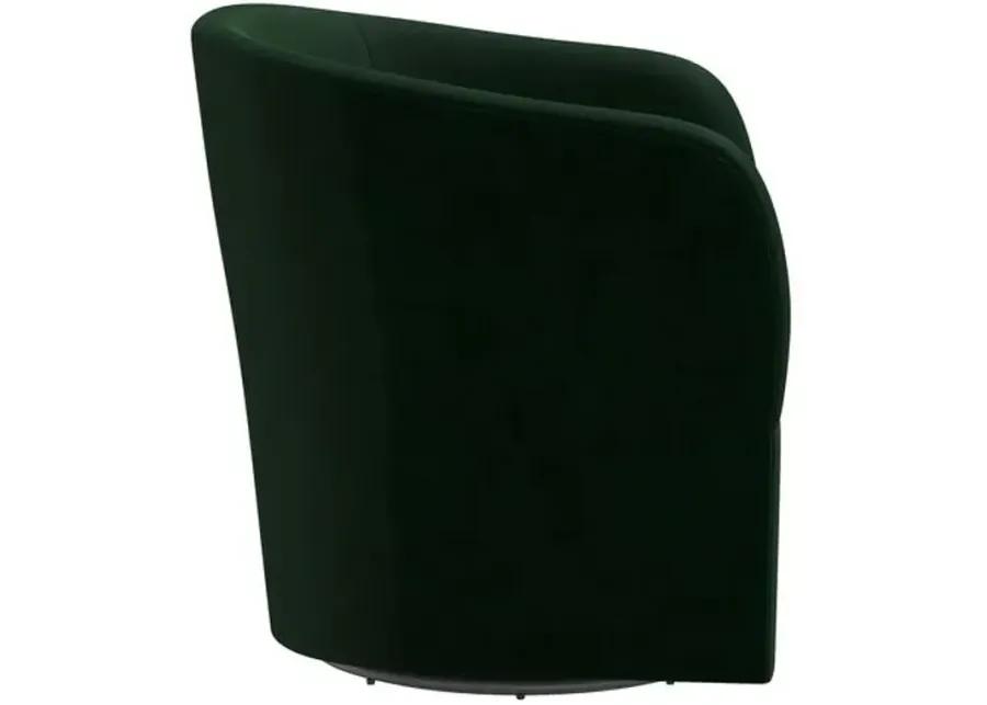 Zara Velvet Swivel Chair