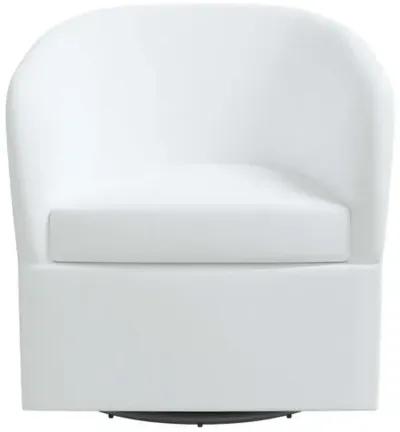 Zara Linen Swivel Chair