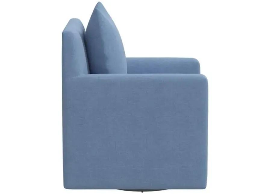 Willa Linen Swivel Chair