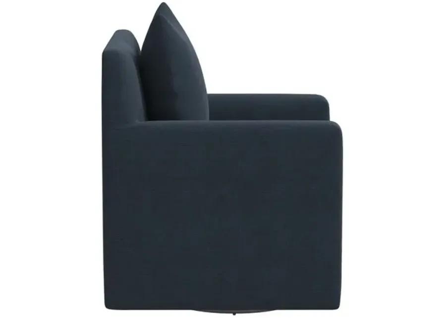 Willa Linen Swivel Chair