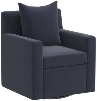 Willa Velvet Swivel Chair