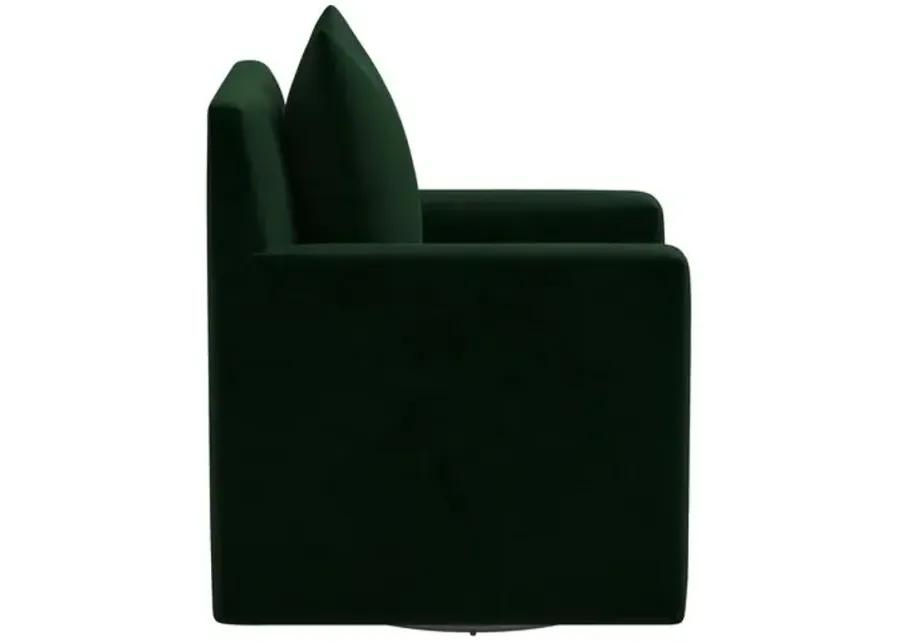 Willa Velvet Swivel Chair