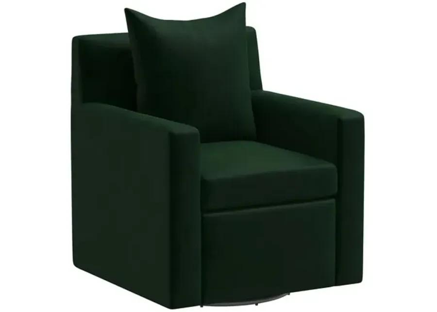 Willa Velvet Swivel Chair