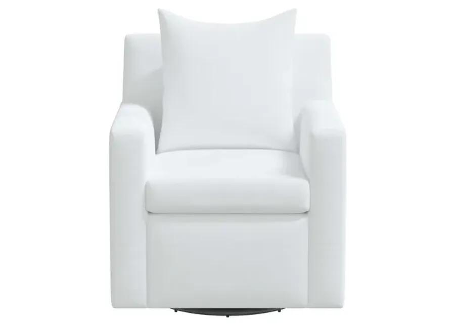 Willa Linen Swivel Chair