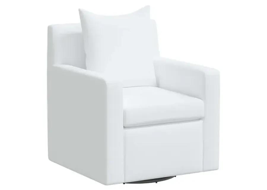 Willa Linen Swivel Chair