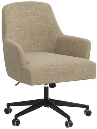 Darcy Desk Chair - Linen - Brown