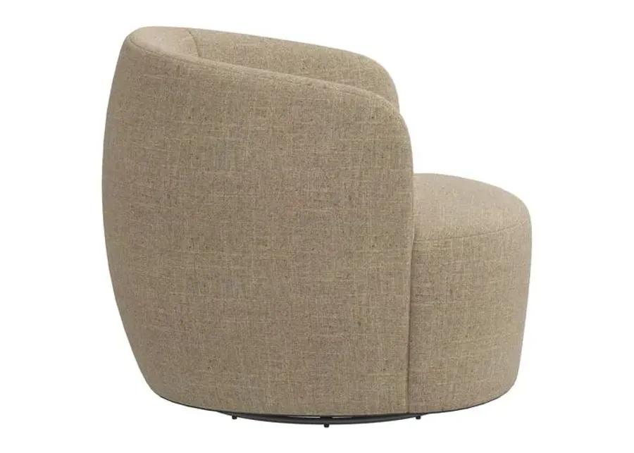 Chester Linen Swivel Chair