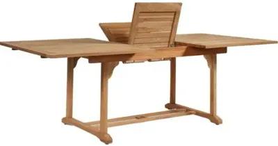 Charon Outdoor Extension Dining Table - Natural Teak