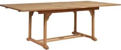 Charon Outdoor Extension Dining Table - Natural Teak