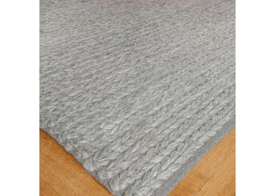 Arlow handwoven flat-weave Rug - Dark Gray - Exquisite Rugs - Gray