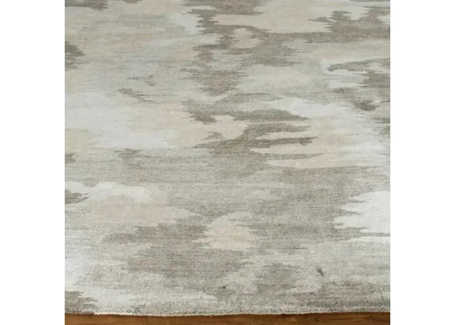 Bamboo Silk hand-knotted Rug - Light Silver/Gray - Exquisite Rugs - Gray