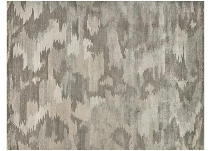 Bamboo Silk hand-knotted Rug - Light Silver/Gray - Exquisite Rugs - Gray