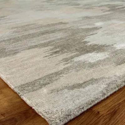 Bamboo Silk hand-knotted Rug - Light Silver/Gray - Exquisite Rugs - Gray