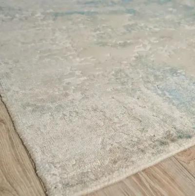 Reflections Bamboo hand-loomed Rug - Gray/Blue - Exquisite Rugs - Handcrafted - Blue