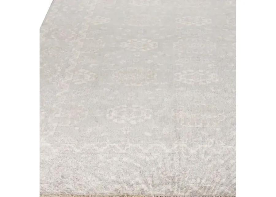 Restoration hand-knotted Rug - Light Blue/Beige - Exquisite Rugs - Beige