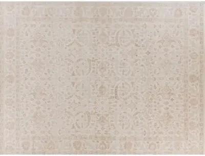 Restoration hand-knotted Rug - Beige/Gold - Exquisite Rugs - Beige