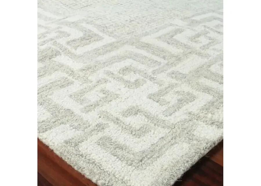 Caprice hand-tufted Rug - Silver/Ivory - Exquisite Rugs - Handcrafted - Ivory