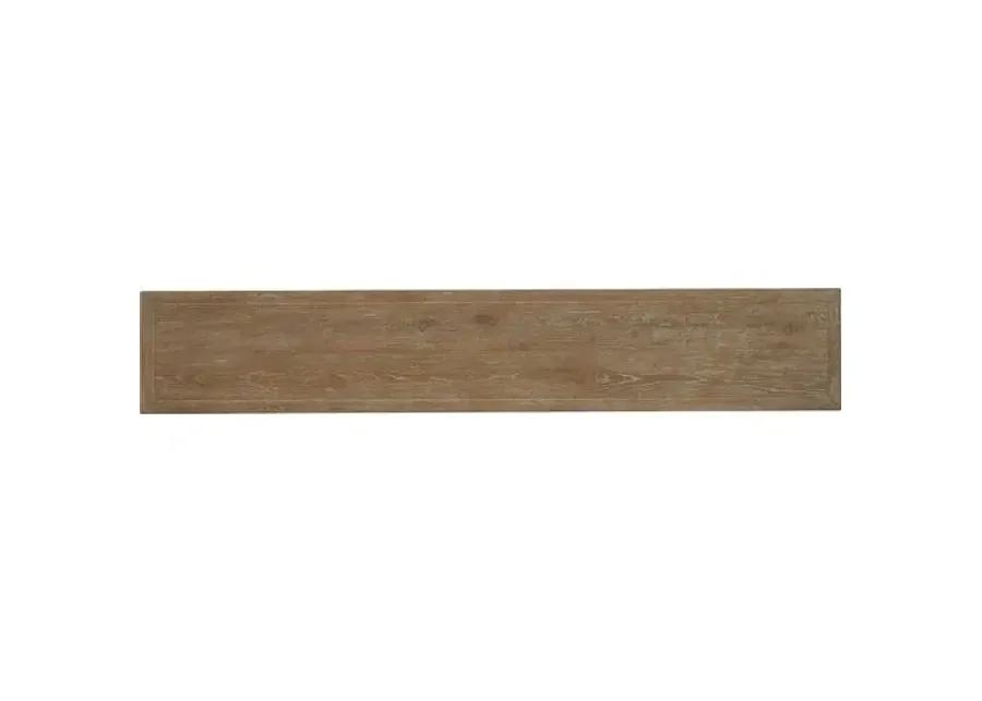 Collector's 80" Oak Console - Limewash - Lauren Liess - Beige