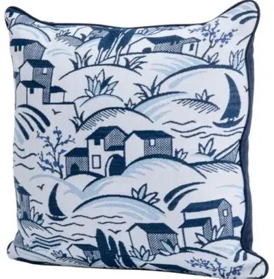 Harbor Outdoor Pillow - Blue