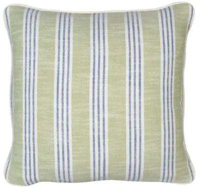 Quogue Outdoor Pillow - Green/Blue