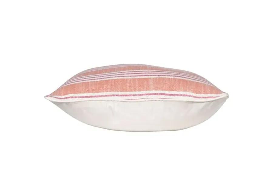 Quogue Outdoor Pillow - Coral/Pink