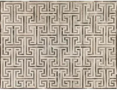 Natural Hide Cowhide hand-tufted Rug - Gray/Ivory - Exquisite Rugs - Handcrafted - Beige - Beige