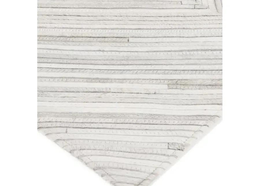 Natural Hide Cowhide hand-tufted Rug - Silver - Exquisite Rugs - Handcrafted - Silver