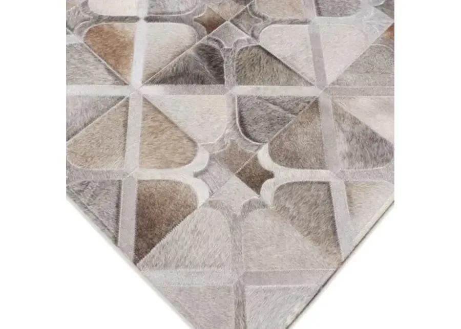 Natural Hide Cowhide hand-tufted Rug - Gray - Exquisite Rugs - Handcrafted - Gray