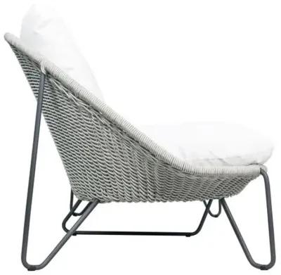 Marly Outdoor Sofa - Light Gray/White