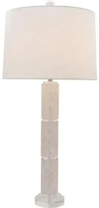 Madison Quartz Table Lamp - White - Port 68