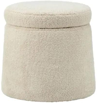 Shiloh Swivel Stool - Tan Shearling - Kim Salmela - Beige