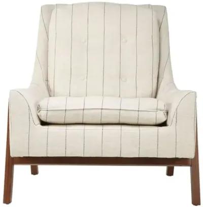 Grace Performance Accent Chair - Beige Stripe - Kim Salmela, Comfortable, Durable, Cushioned