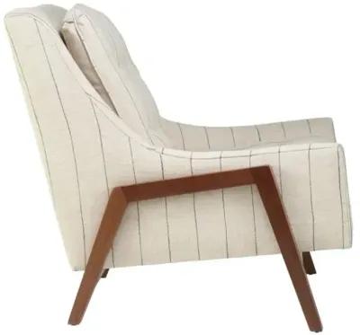 Grace Performance Accent Chair - Beige Stripe - Kim Salmela, Comfortable, Durable, Cushioned