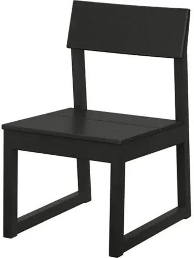 Bree Outdoor Dining Side Chair - Black