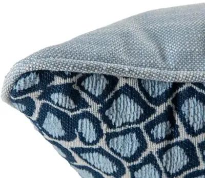 Lynx Outdoor Pillow - Chambray/Navy