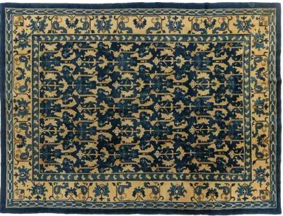 Peking Chinese Rug 8' X 10' - Blue - Blue