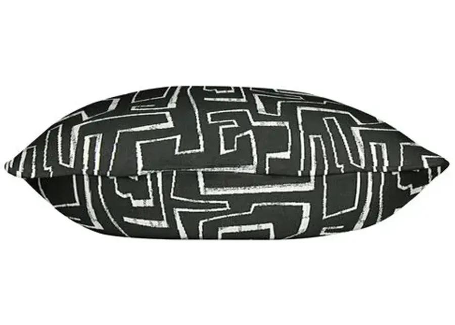 Priano Outdoor Pillow - Onyx - Handcrafted