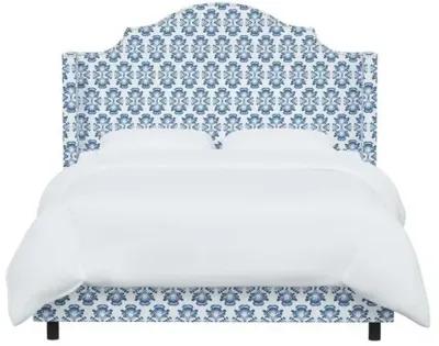 Samrina Wingback Bed - Bamana Lapis - Blue