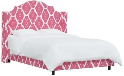 Samrina Wingback Bed - Poppy - Pink