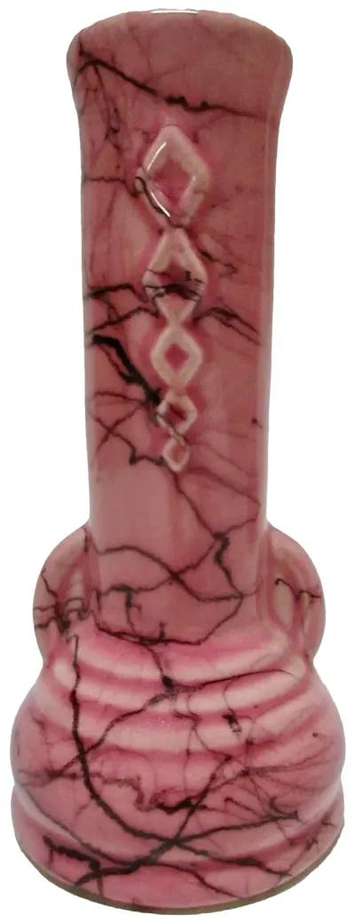 McCoy American Pottery Spiderweb Vase - The Emporium Ltd. - Pink